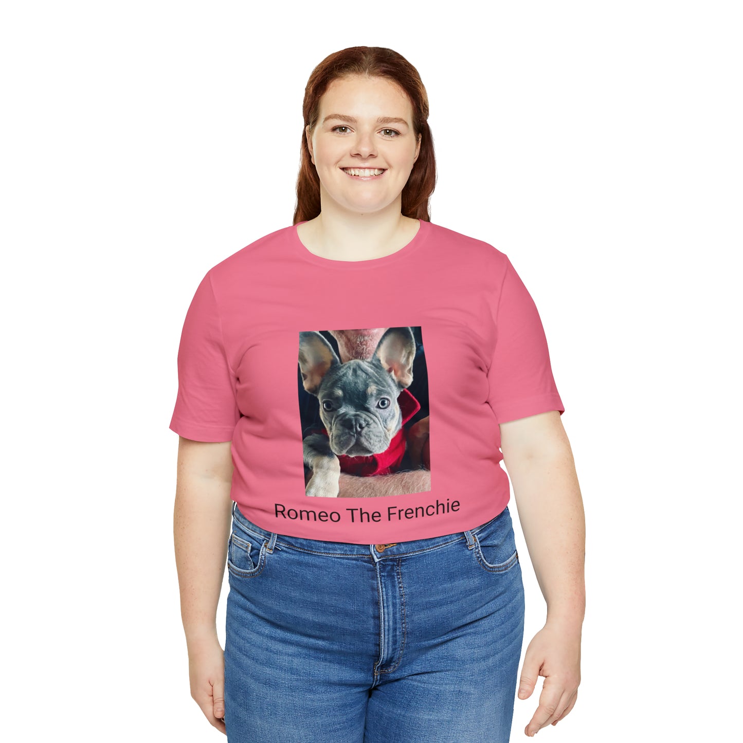 Romeo The Frenchie Unisex Jersey Short Sleeve Tee