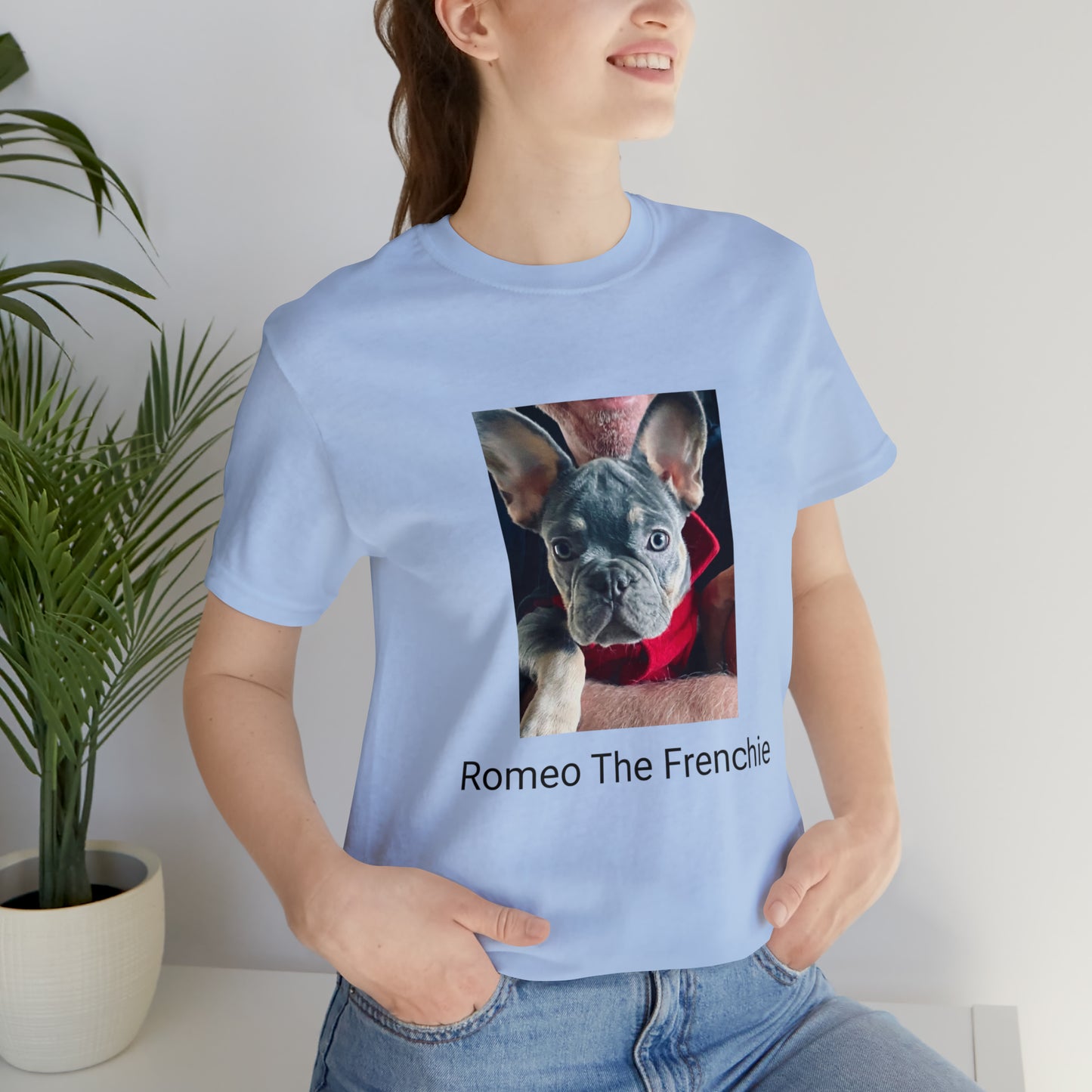 Romeo The Frenchie Unisex Jersey Short Sleeve Tee