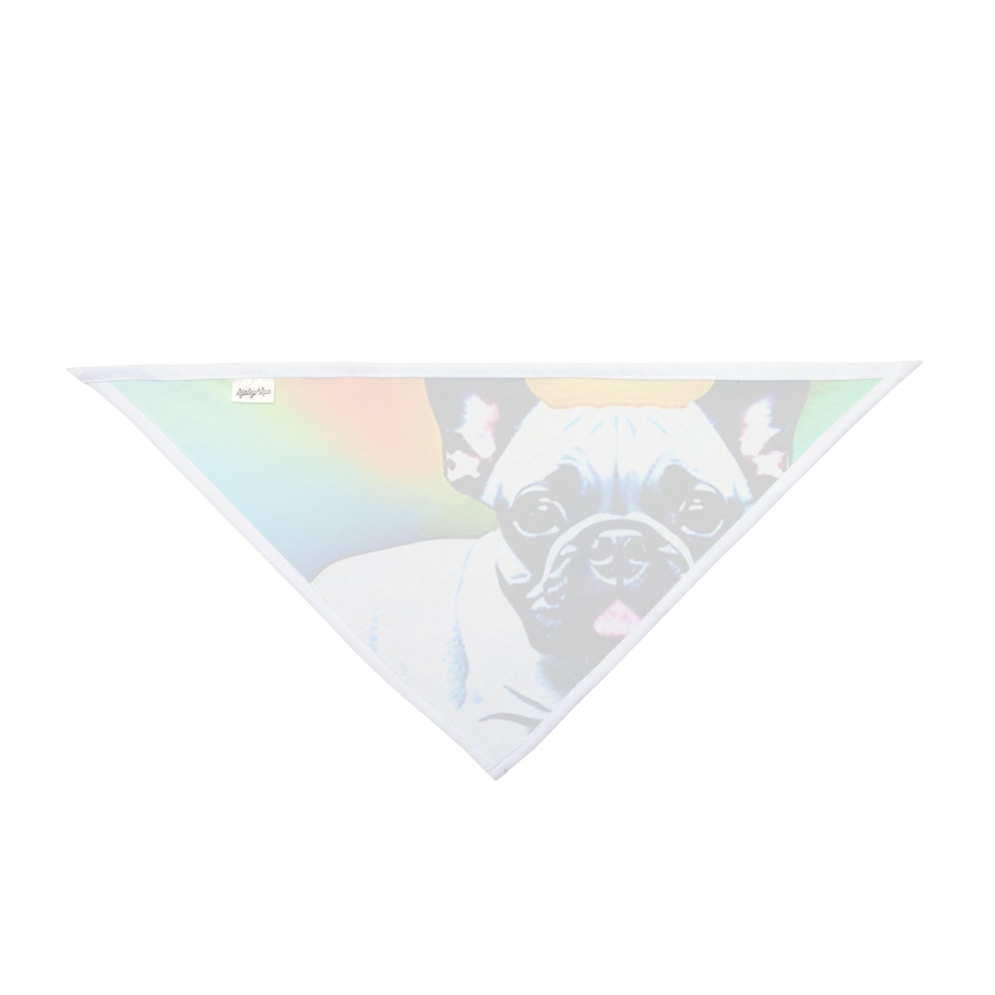 Frenchie on a Skateboard #3 Pet Bandana #2
