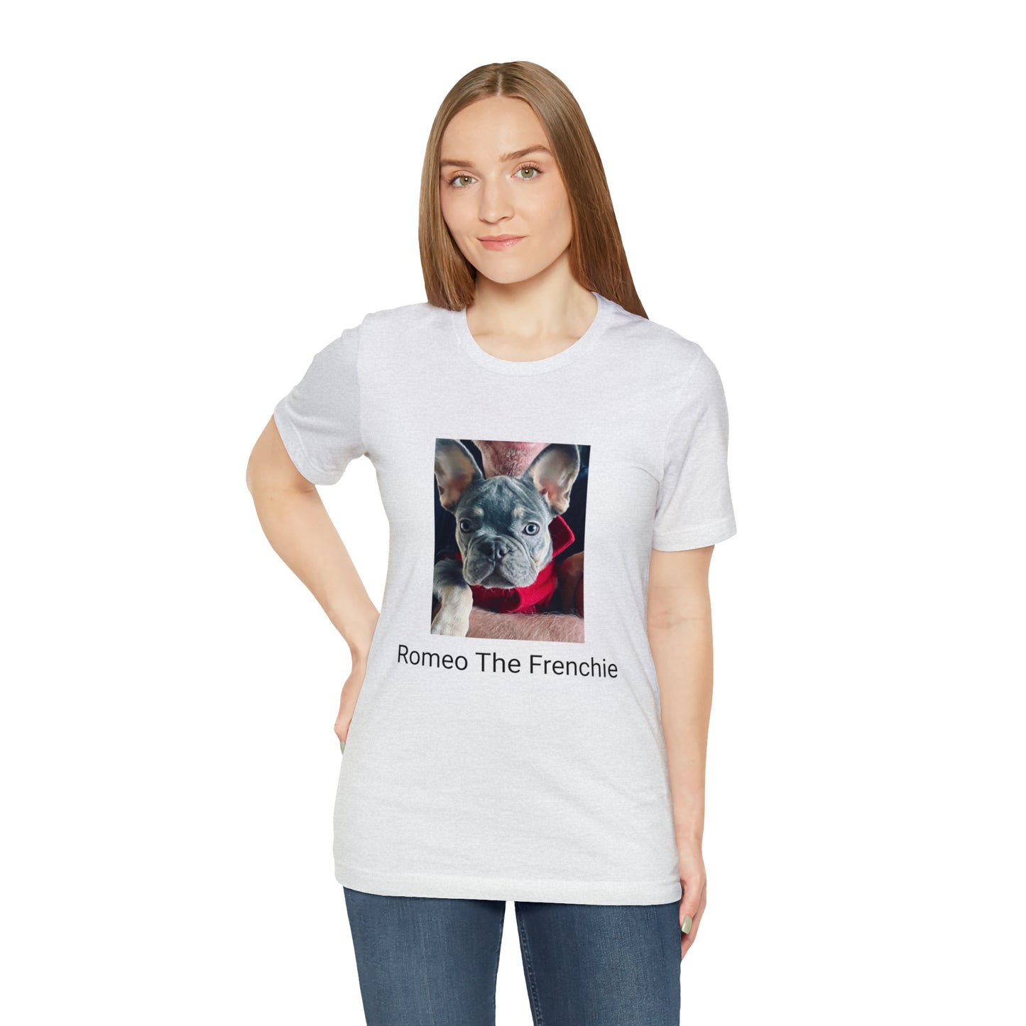 Romeo The Frenchie Unisex Jersey Short Sleeve Tee