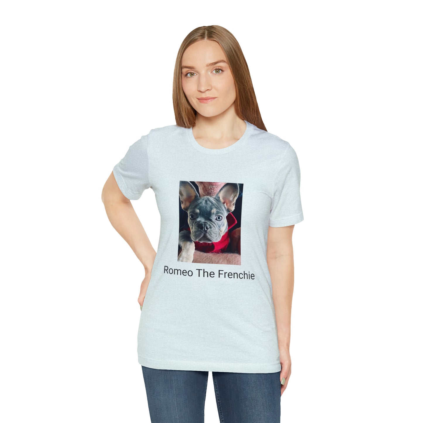 Romeo The Frenchie Unisex Jersey Short Sleeve Tee