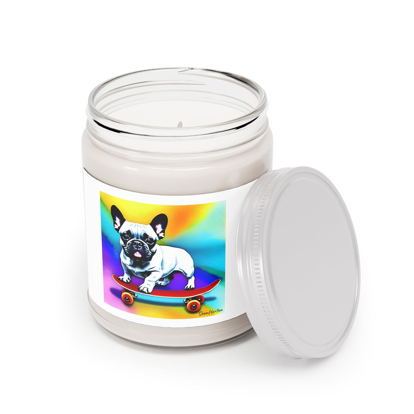 Frenchie on a Skateboard #3 Scented Candles, 9oz