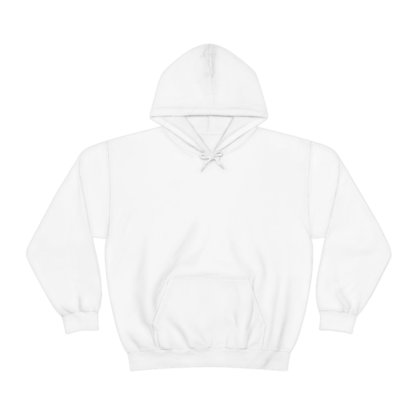 Blue Frenchie on the Back of Hoodie Unisex Heavy Blend™ Hooded Sweatshirt