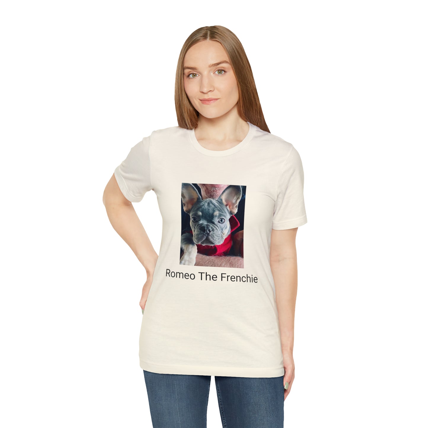 Romeo The Frenchie Unisex Jersey Short Sleeve Tee