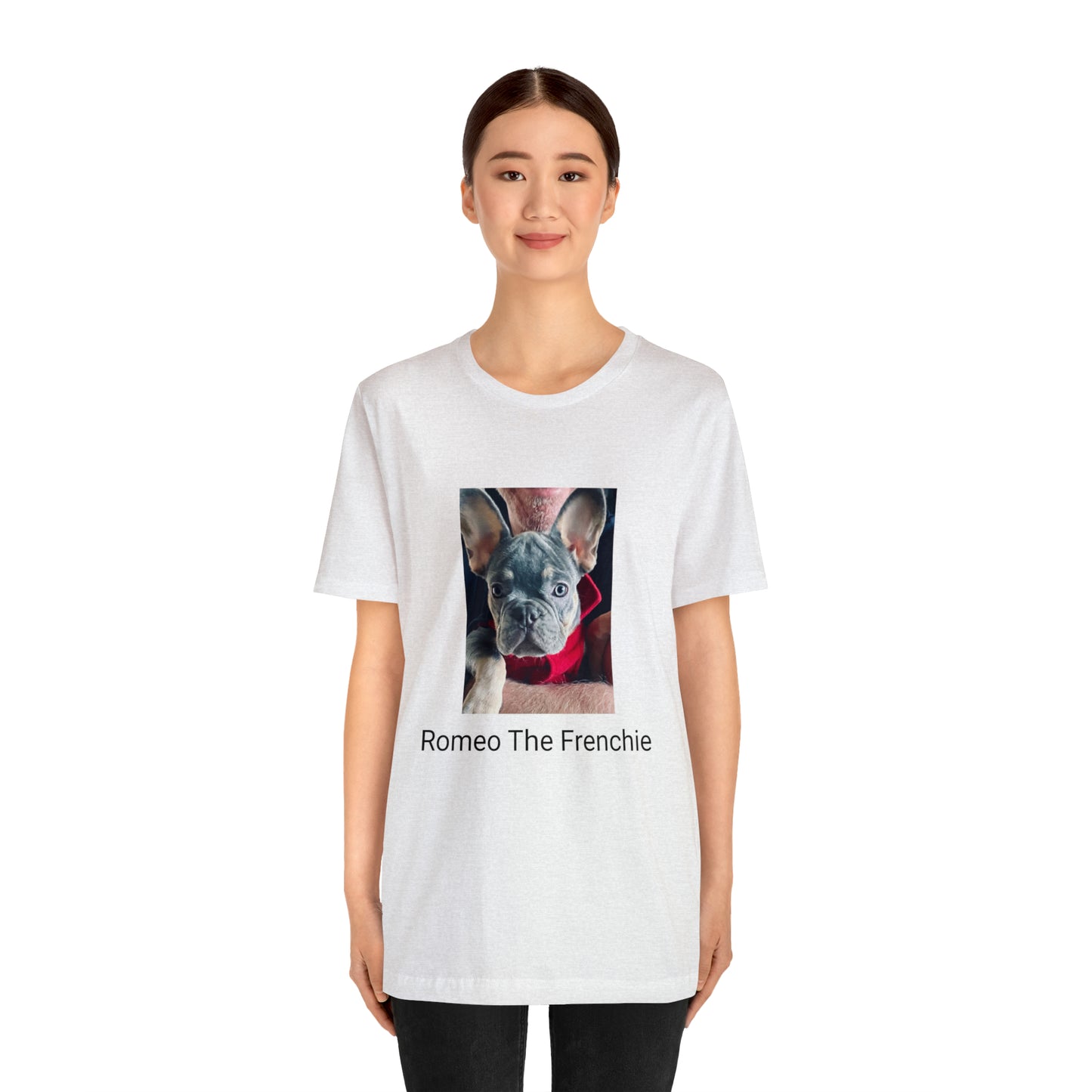 Romeo The Frenchie Unisex Jersey Short Sleeve Tee
