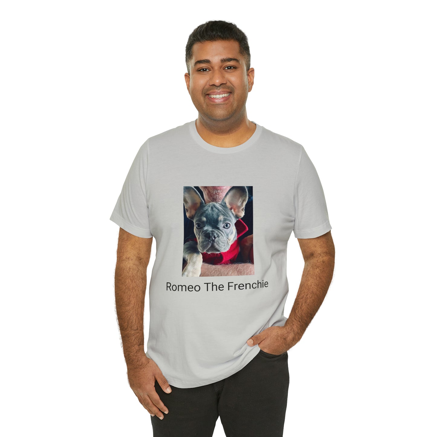 Romeo The Frenchie Unisex Jersey Short Sleeve Tee