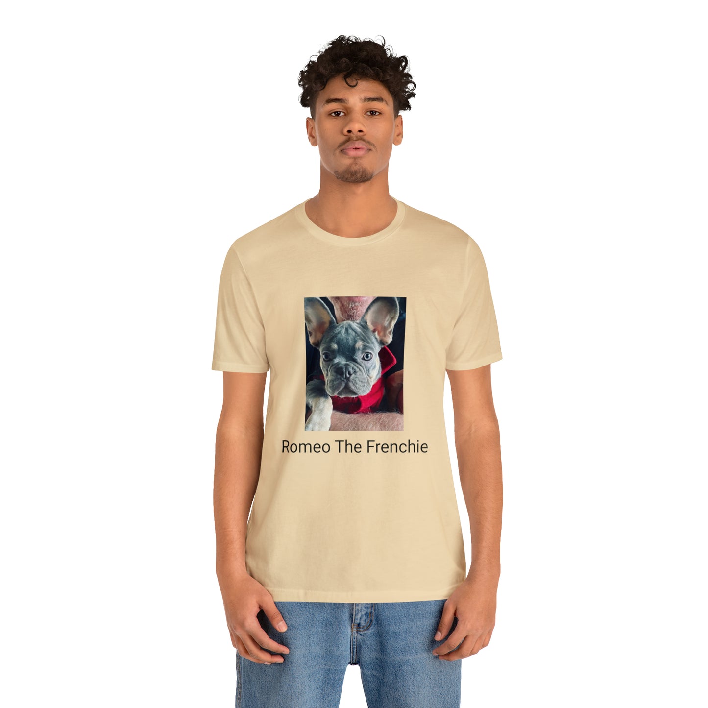 Romeo The Frenchie Unisex Jersey Short Sleeve Tee
