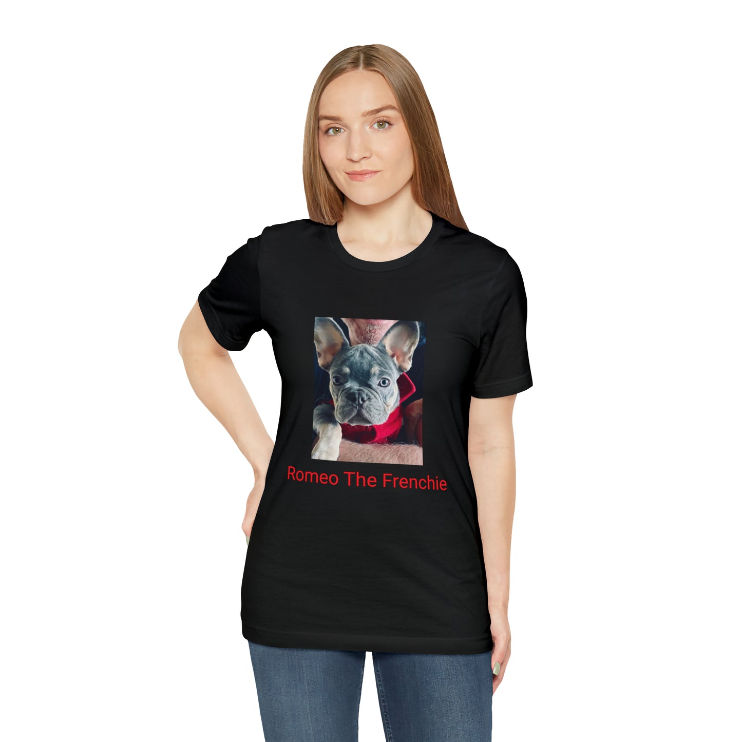 Romeo The Frenchie Unisex Jersey Short Sleeve Tee