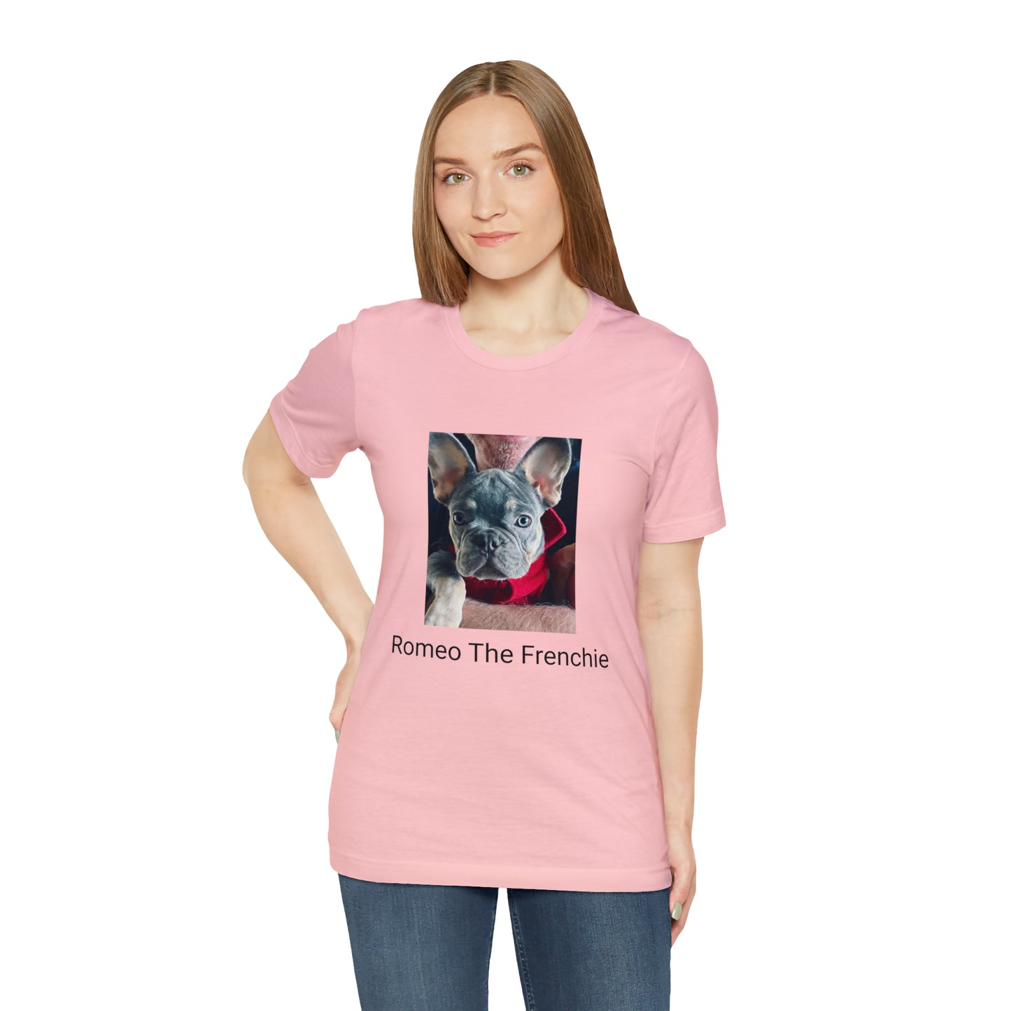 Romeo The Frenchie Unisex Jersey Short Sleeve Tee
