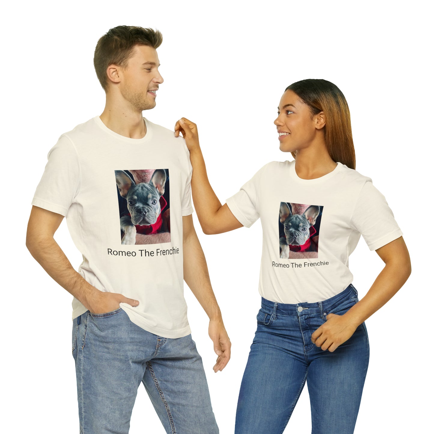 Romeo The Frenchie Unisex Jersey Short Sleeve Tee