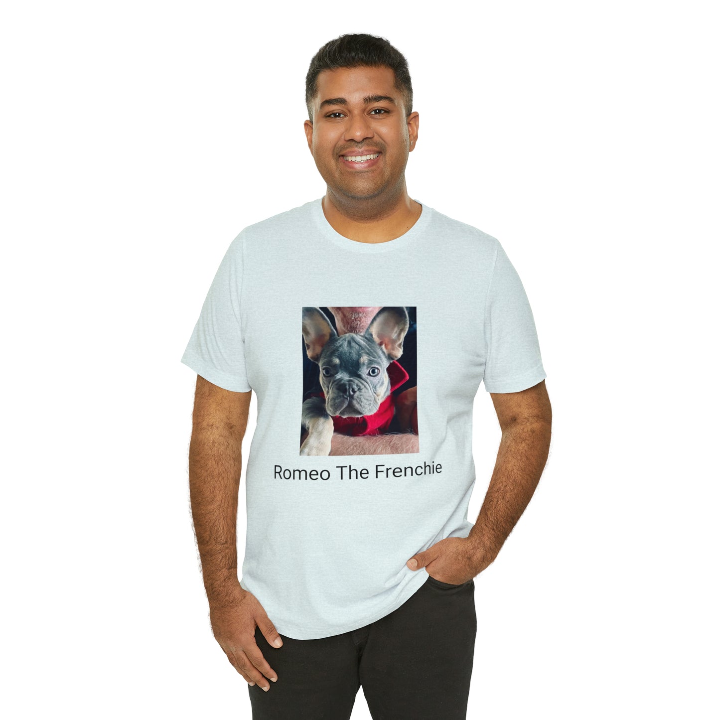 Romeo The Frenchie Unisex Jersey Short Sleeve Tee
