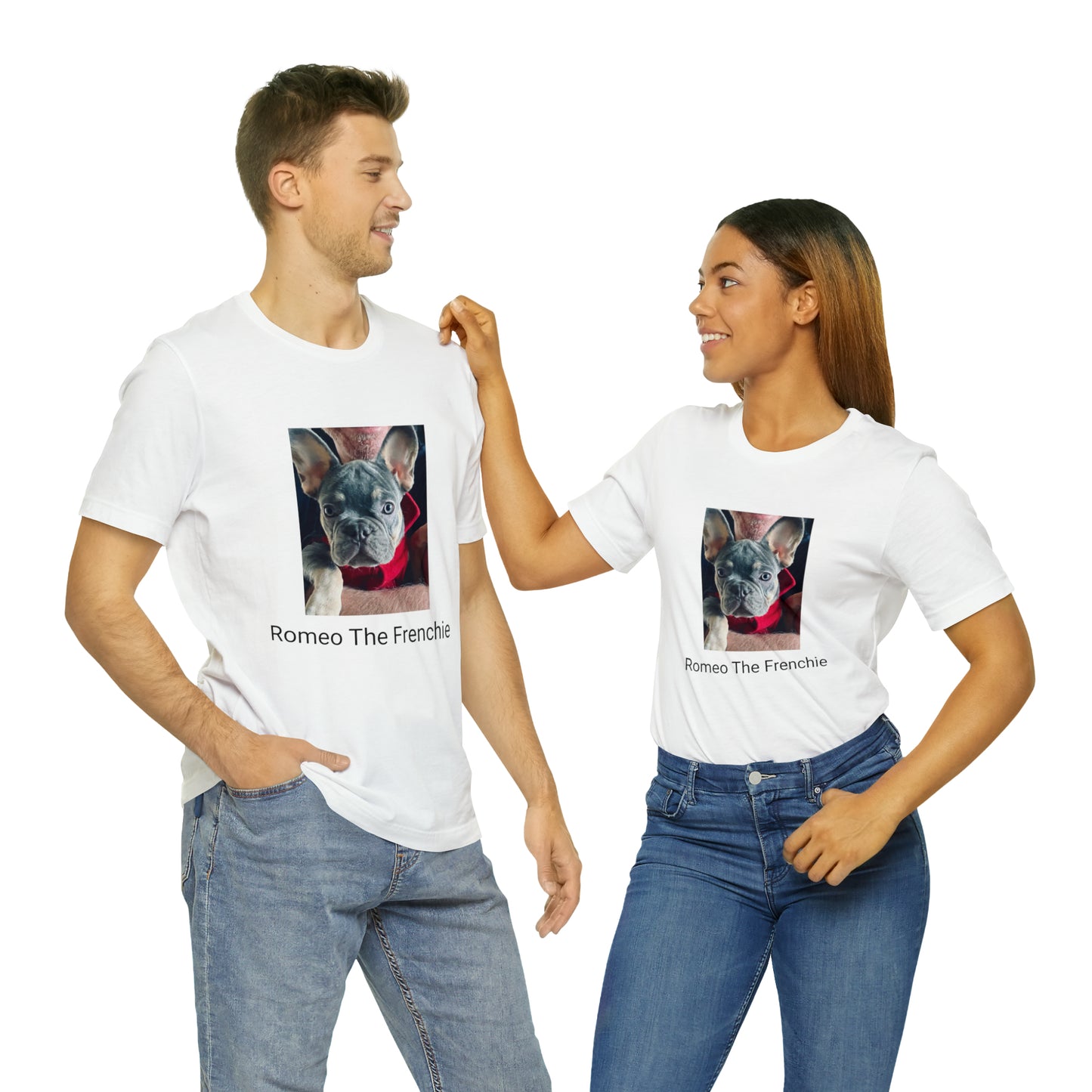 Romeo The Frenchie Unisex Jersey Short Sleeve Tee