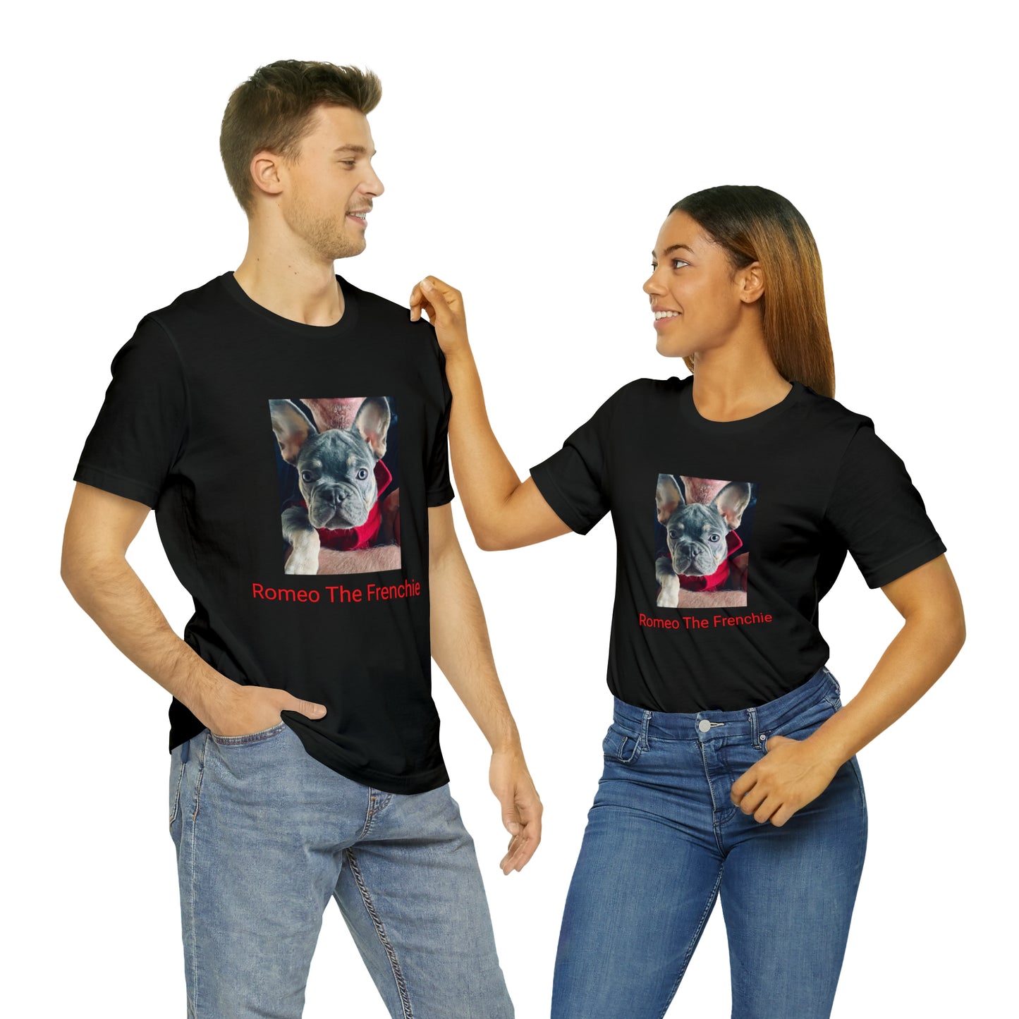 Romeo The Frenchie Unisex Jersey Short Sleeve Tee