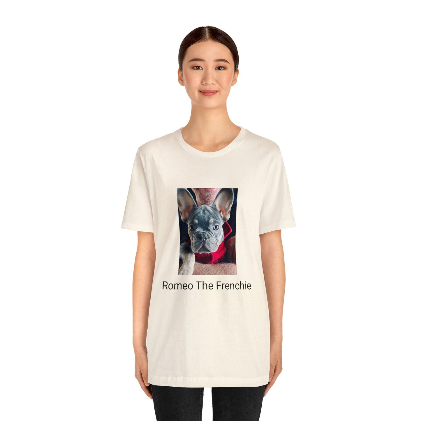 Romeo The Frenchie Unisex Jersey Short Sleeve Tee