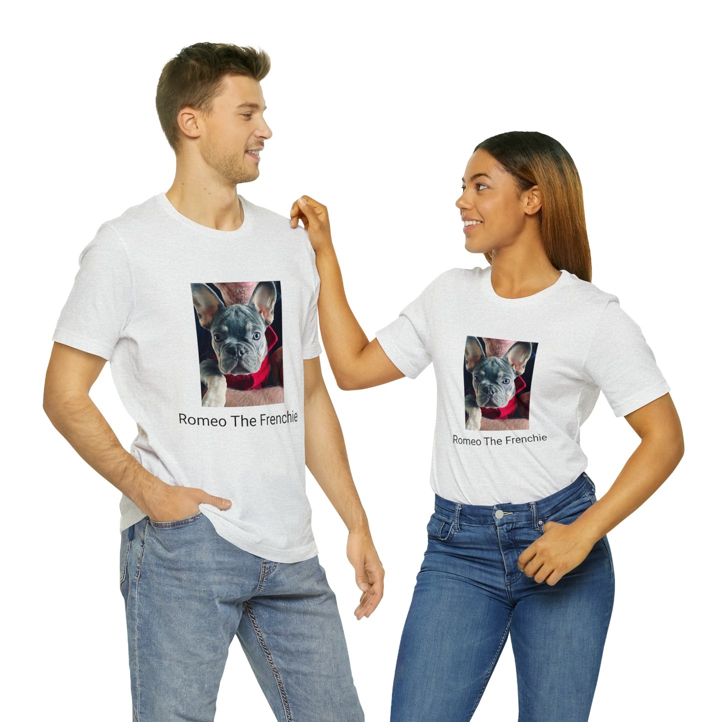 Romeo The Frenchie Unisex Jersey Short Sleeve Tee