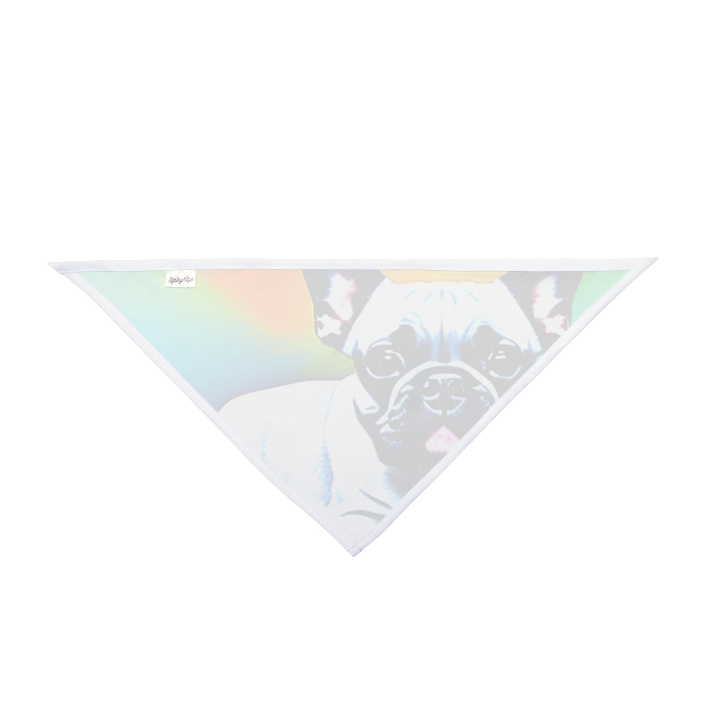 Frenchie on a Skateboard #3 Pet Bandana #2