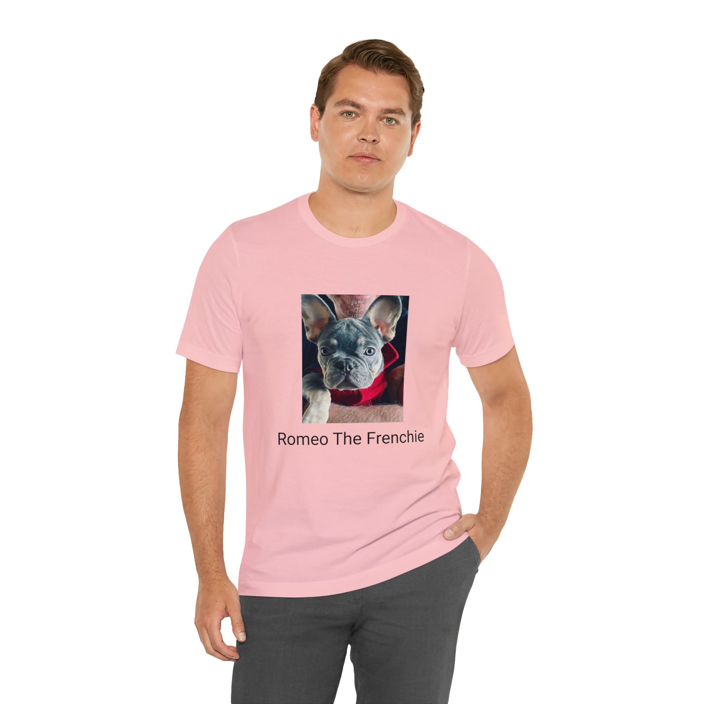 Romeo The Frenchie Unisex Jersey Short Sleeve Tee