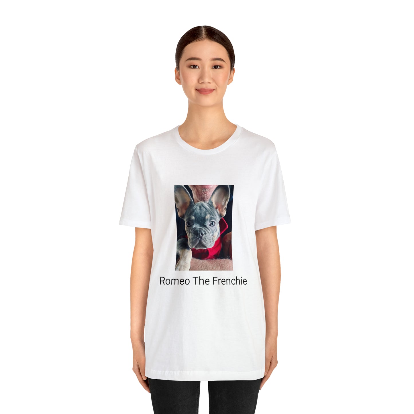 Romeo The Frenchie Unisex Jersey Short Sleeve Tee