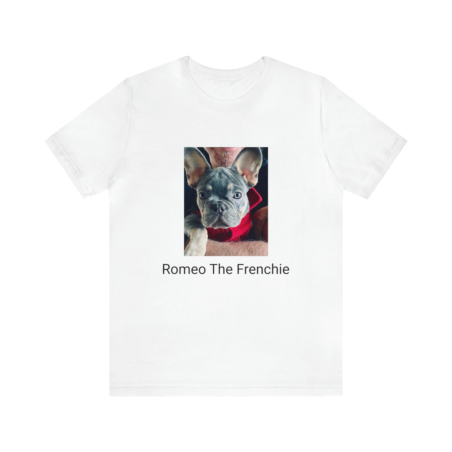 Romeo The Frenchie Unisex Jersey Short Sleeve Tee