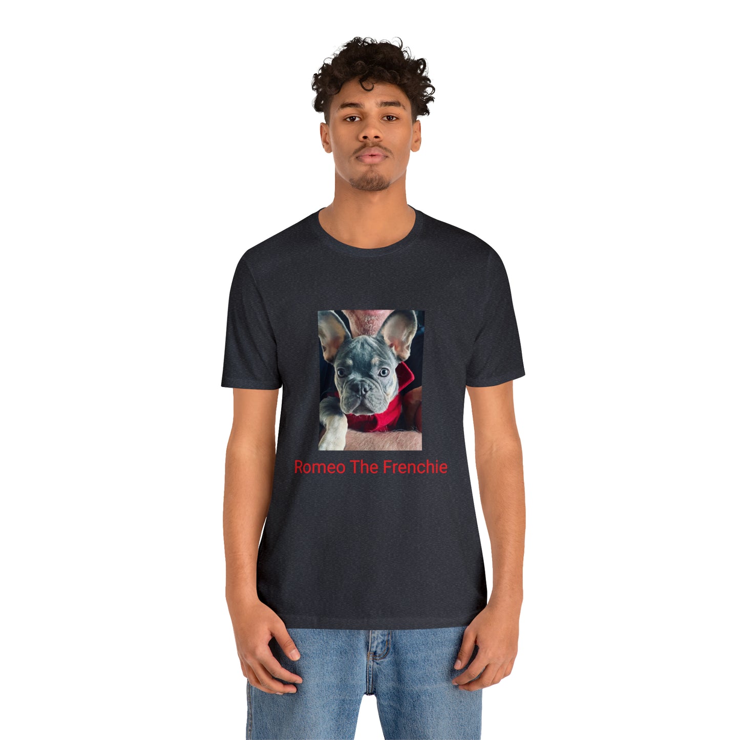 Romeo The Frenchie Unisex Jersey Short Sleeve Tee