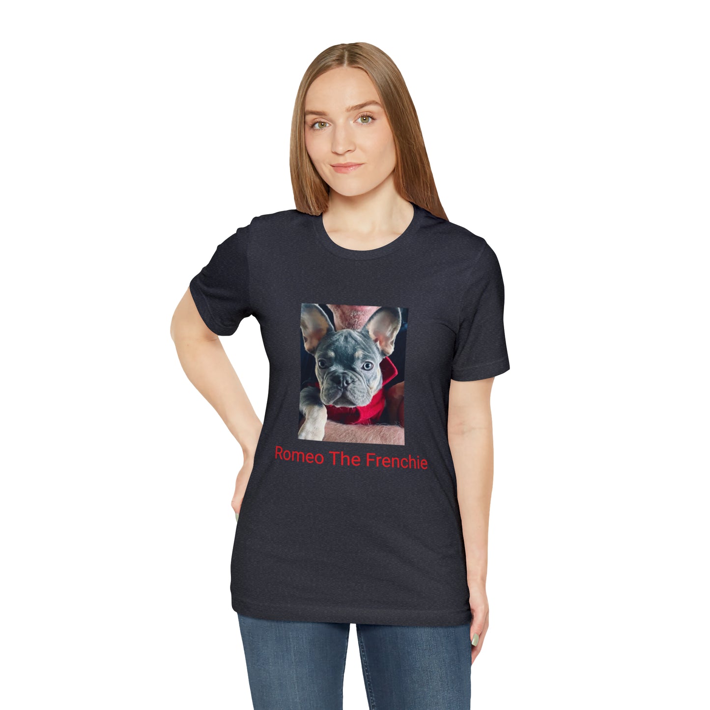 Romeo The Frenchie Unisex Jersey Short Sleeve Tee