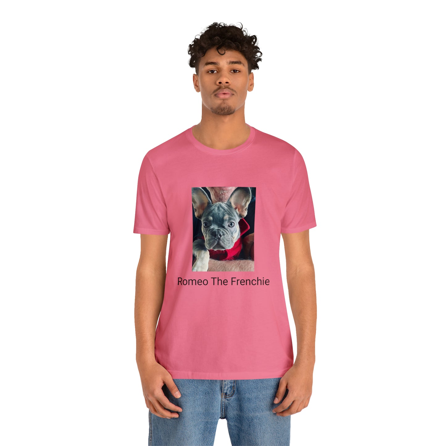 Romeo The Frenchie Unisex Jersey Short Sleeve Tee