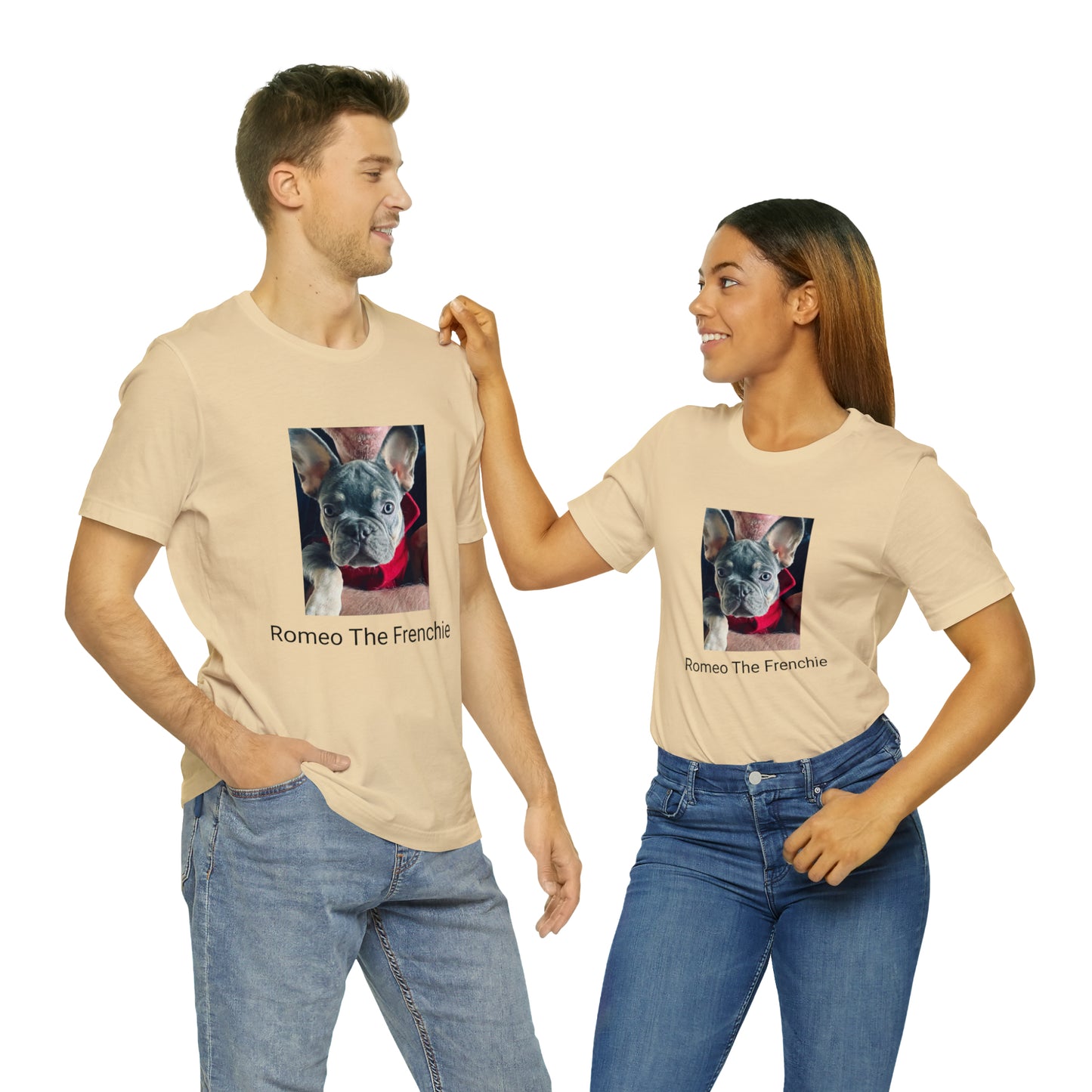 Romeo The Frenchie Unisex Jersey Short Sleeve Tee