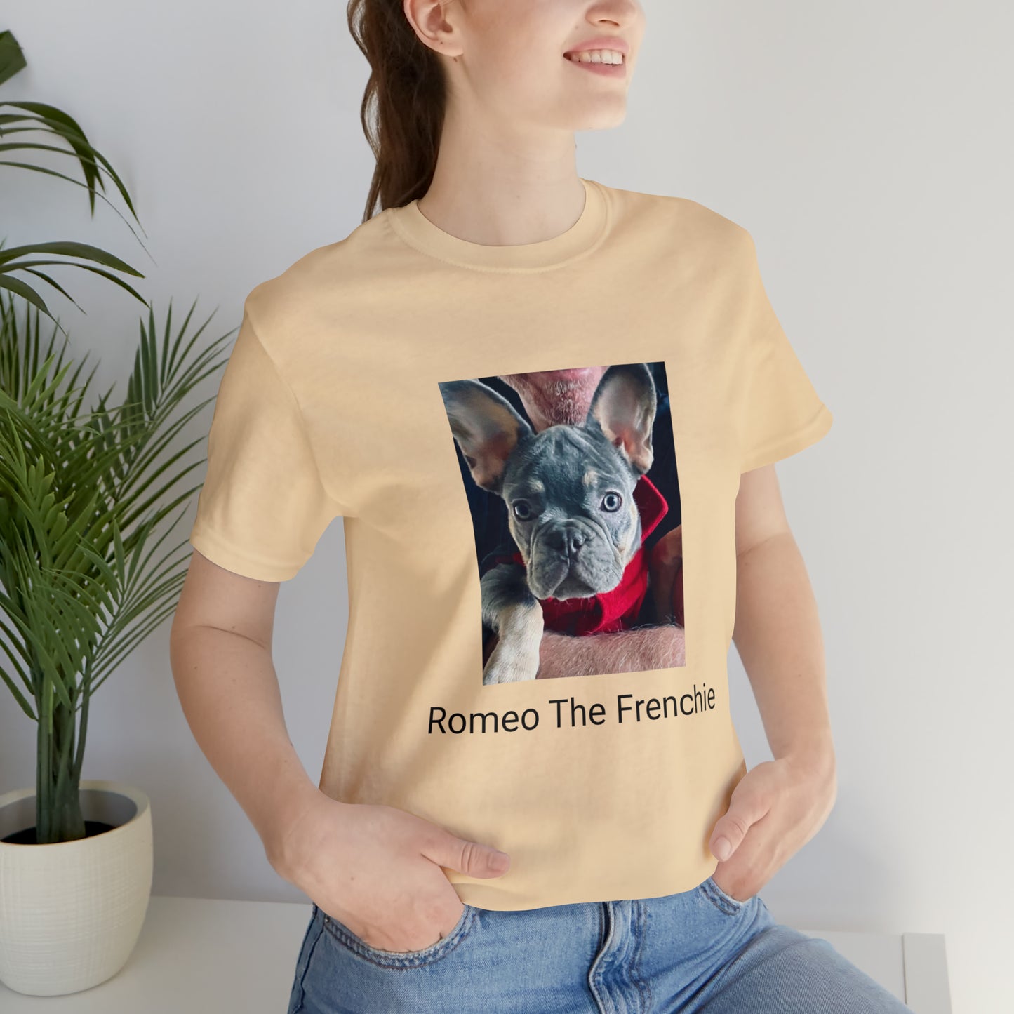 Romeo The Frenchie Unisex Jersey Short Sleeve Tee