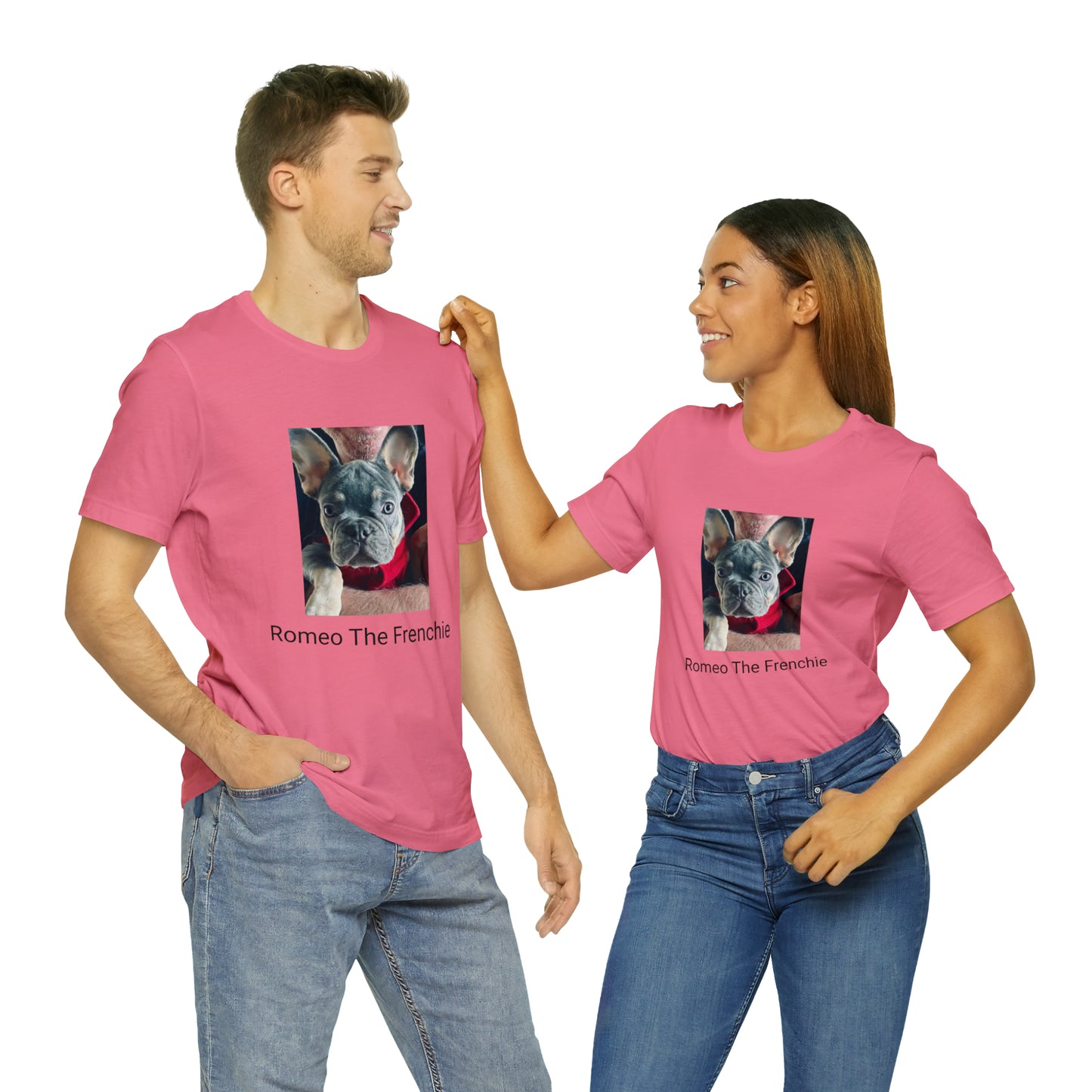 Romeo The Frenchie Unisex Jersey Short Sleeve Tee