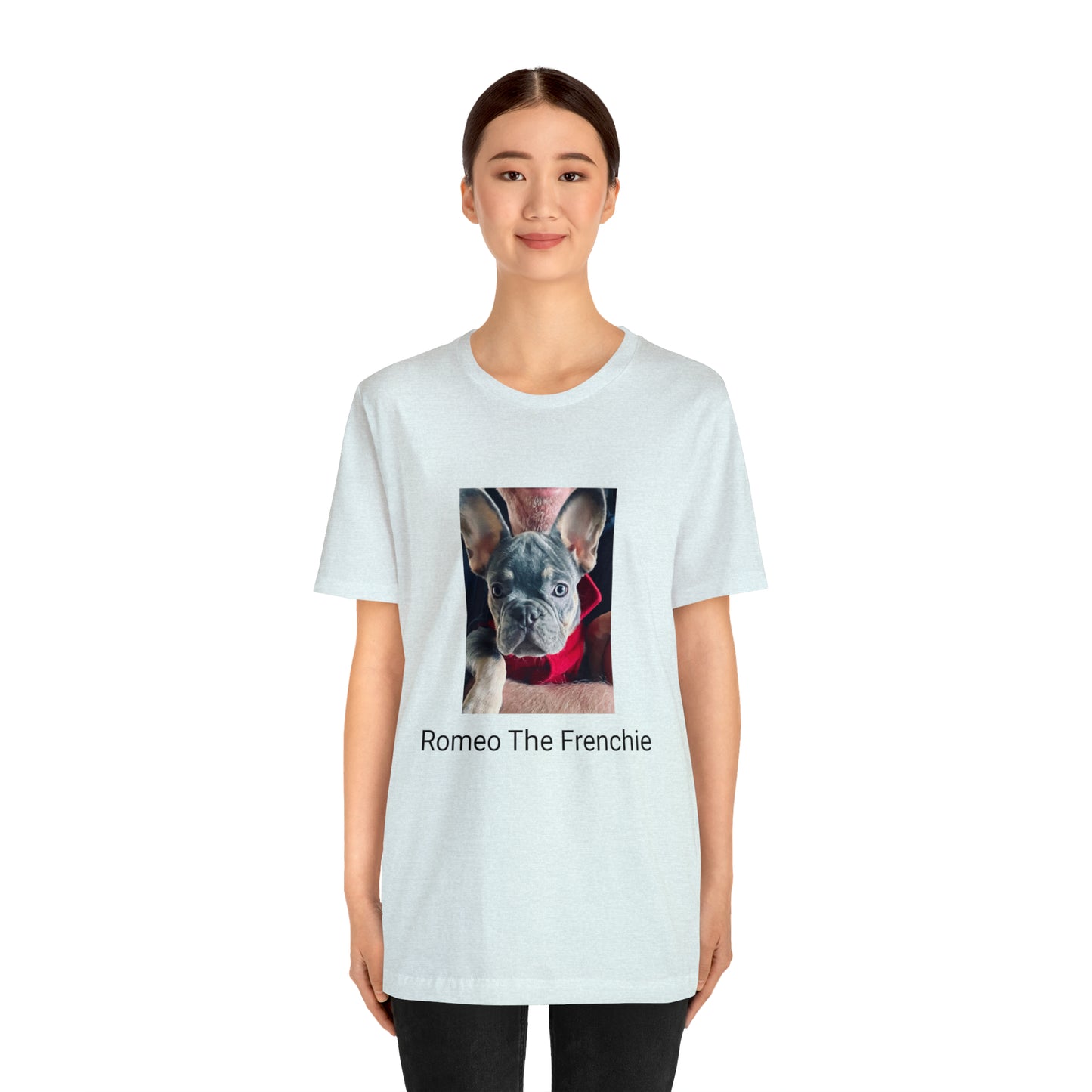 Romeo The Frenchie Unisex Jersey Short Sleeve Tee