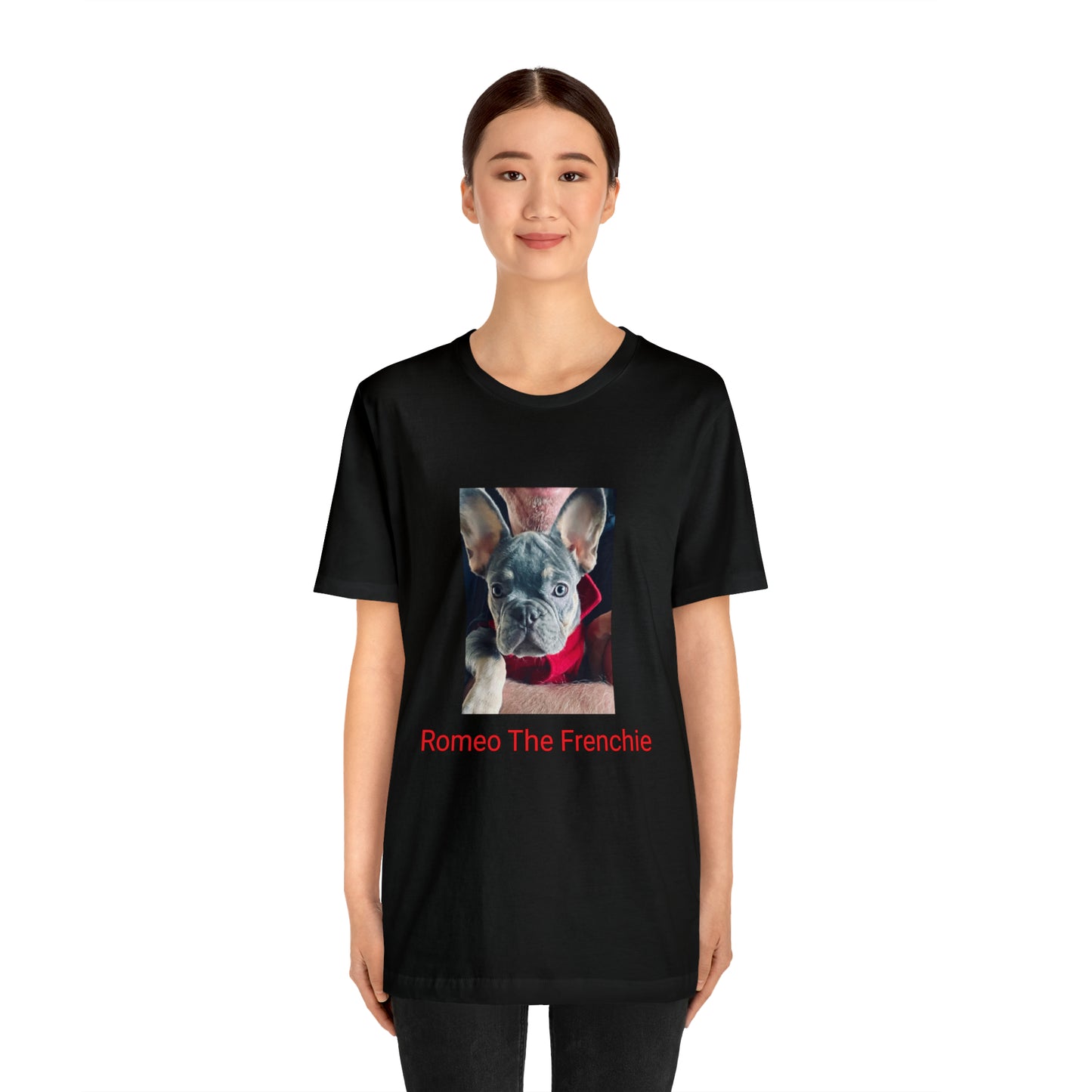 Romeo The Frenchie Unisex Jersey Short Sleeve Tee