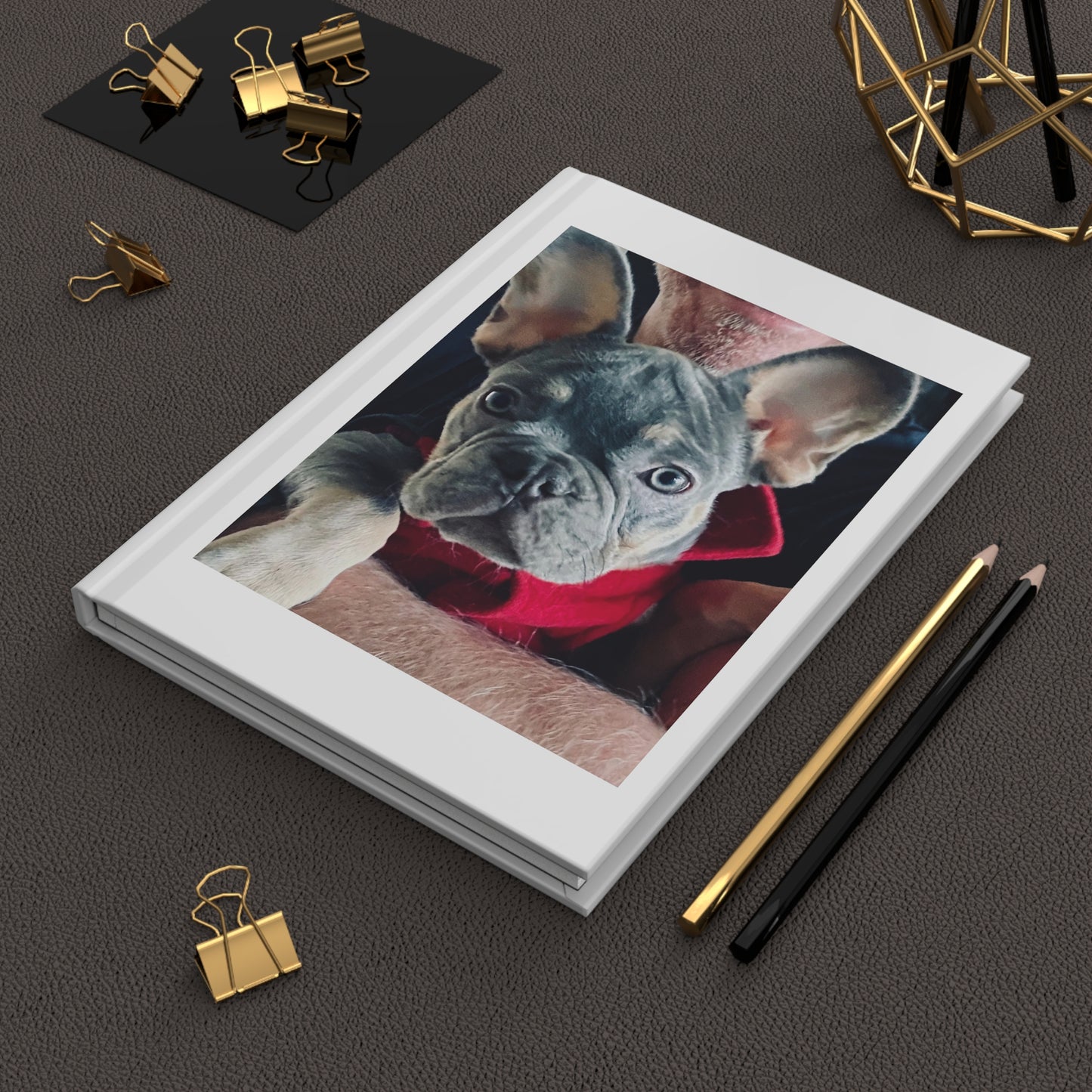 Romeo The Frenchie Hardcover Journal Matte