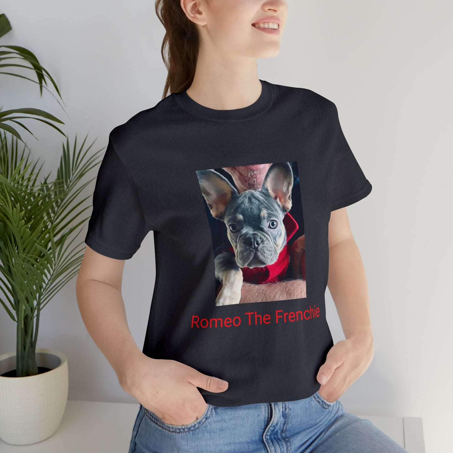 Romeo The Frenchie Unisex Jersey Short Sleeve Tee