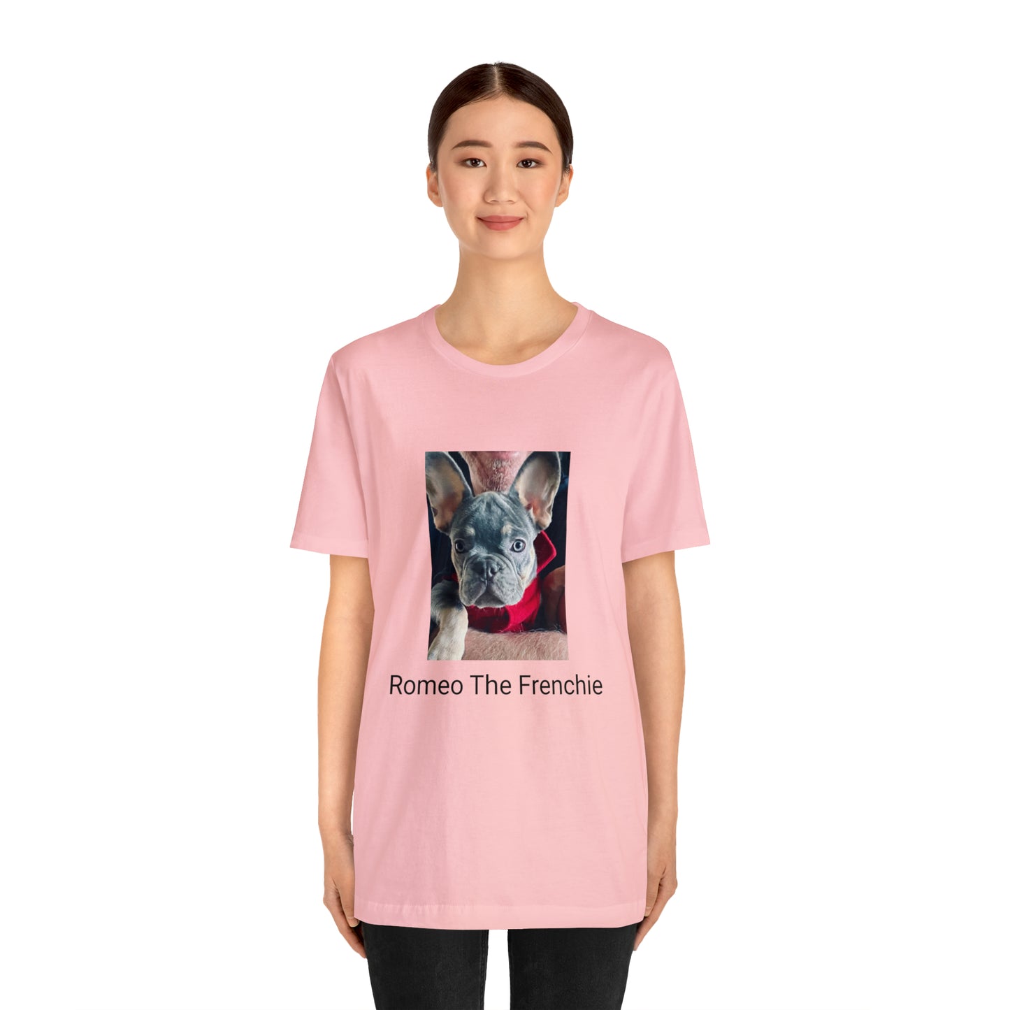 Romeo The Frenchie Unisex Jersey Short Sleeve Tee