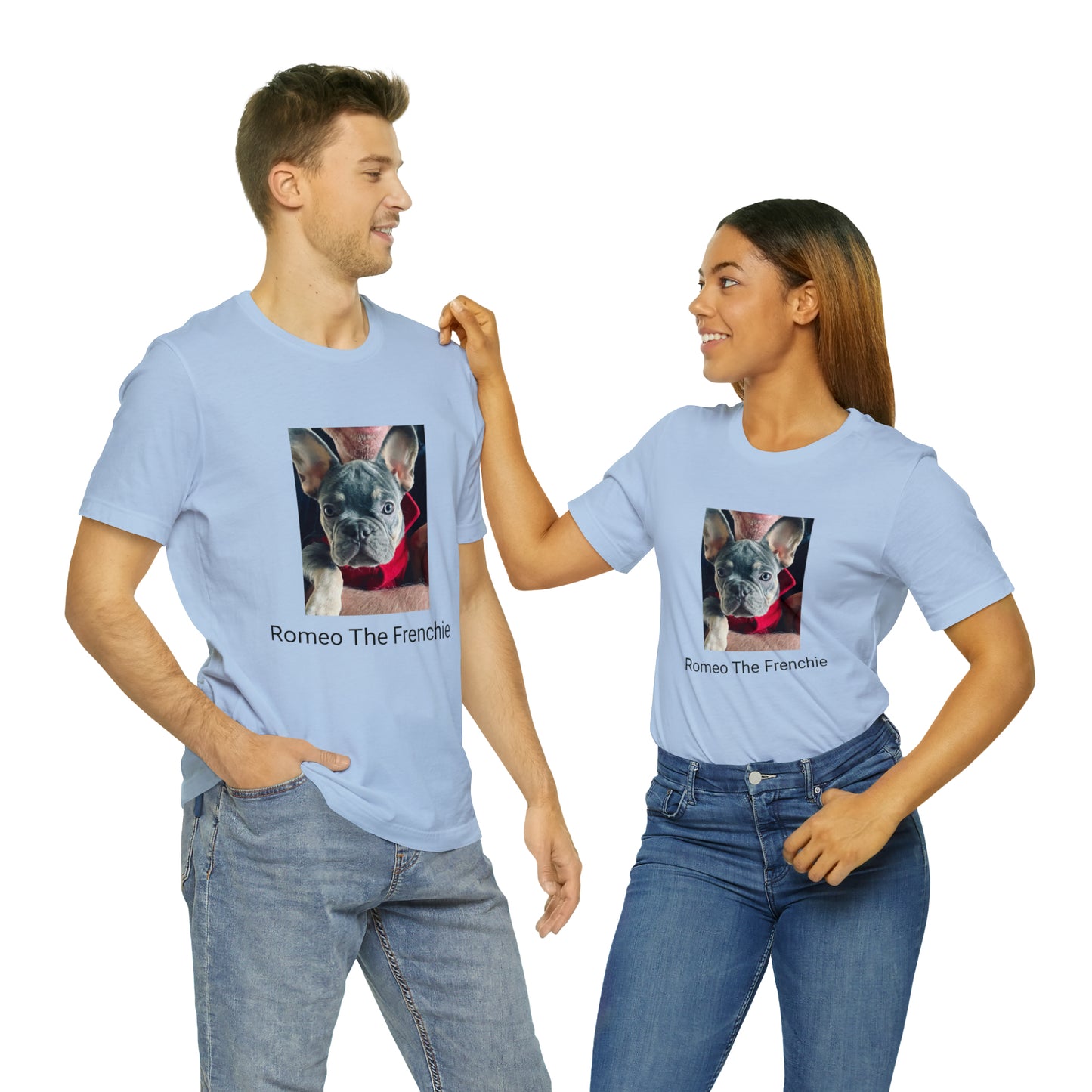 Romeo The Frenchie Unisex Jersey Short Sleeve Tee