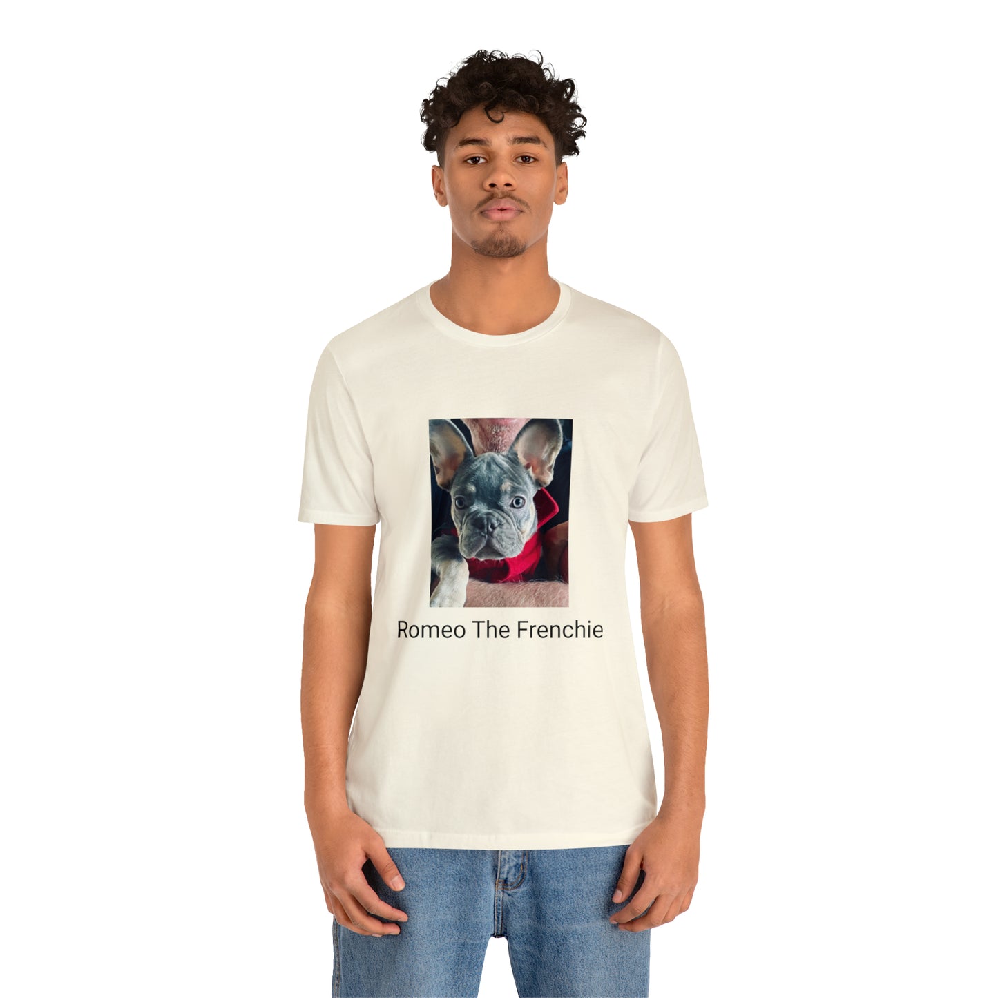 Romeo The Frenchie Unisex Jersey Short Sleeve Tee