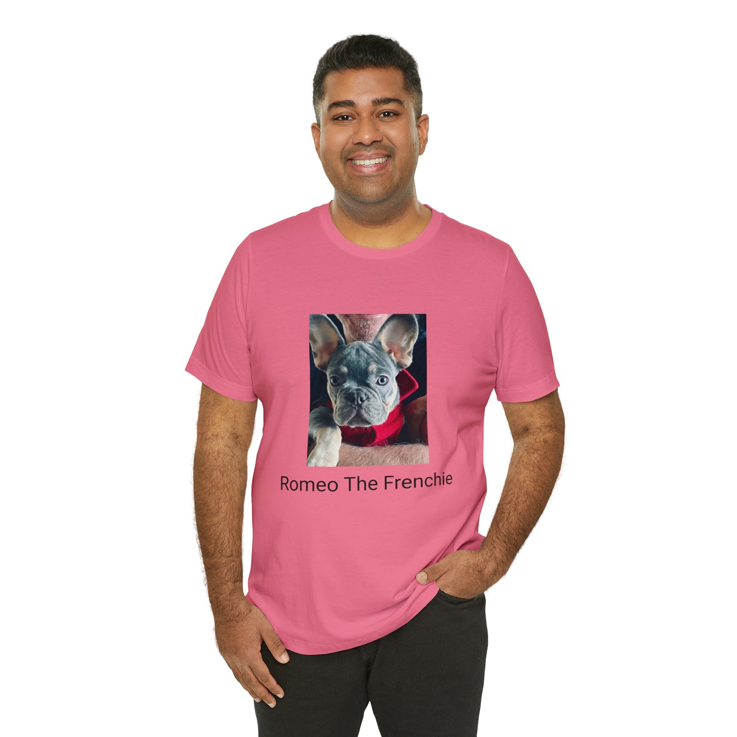 Romeo The Frenchie Unisex Jersey Short Sleeve Tee