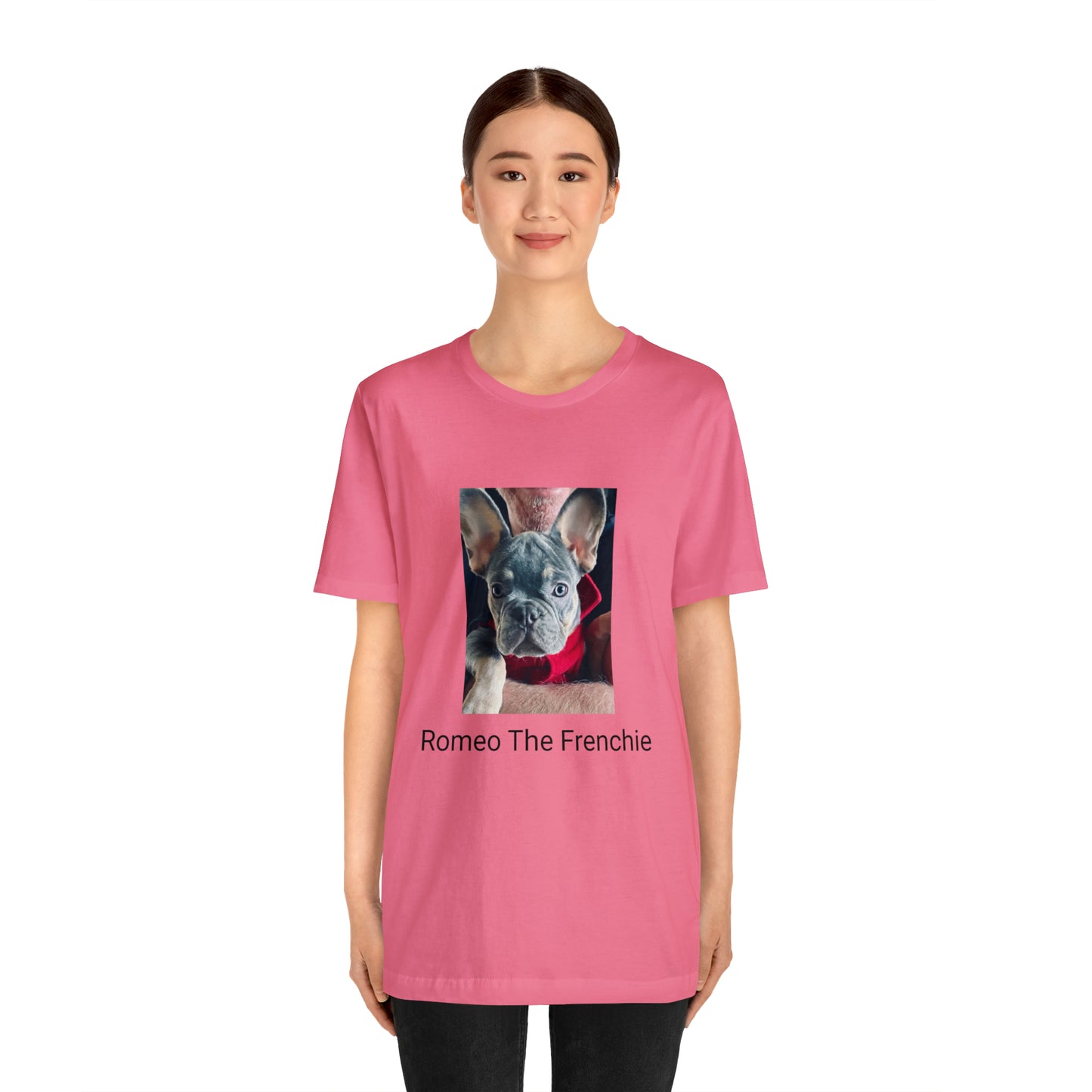 Romeo The Frenchie Unisex Jersey Short Sleeve Tee