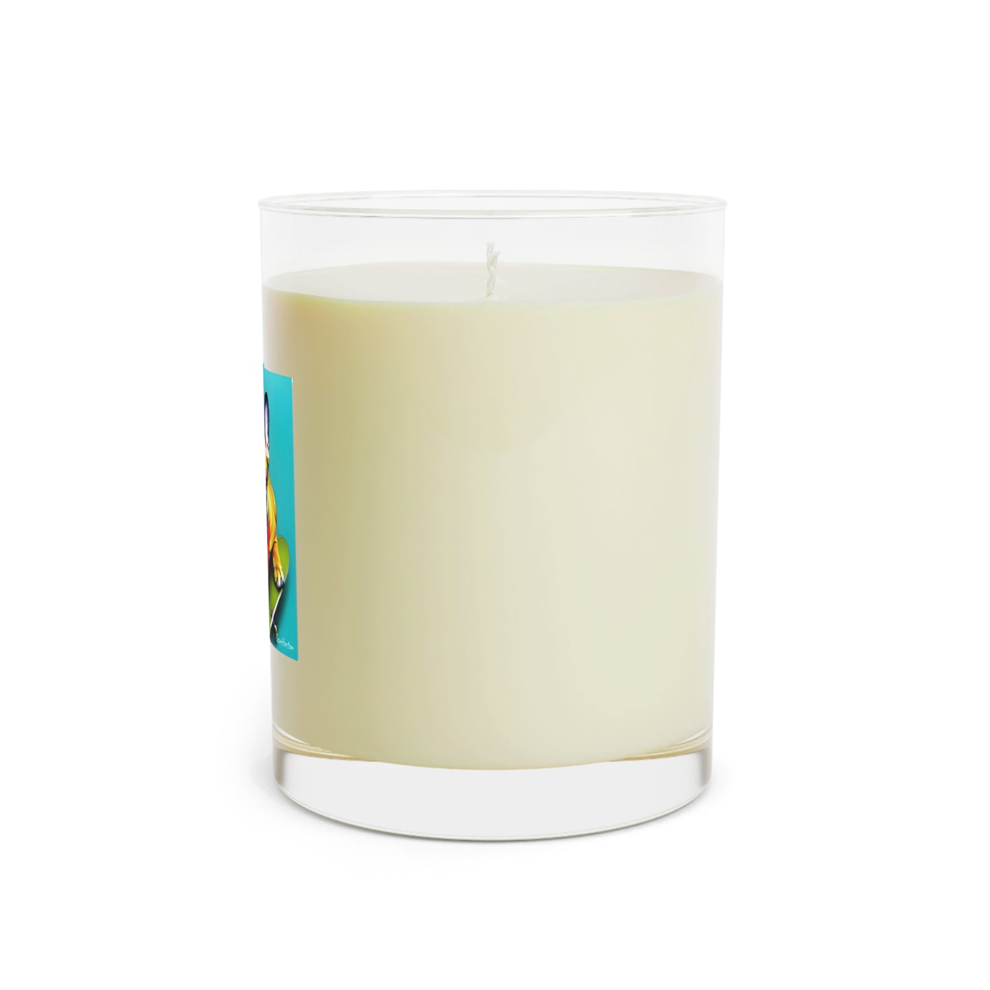 Frenchie on a Skateboard #2 Scented Candle - Full Glass, 11oz