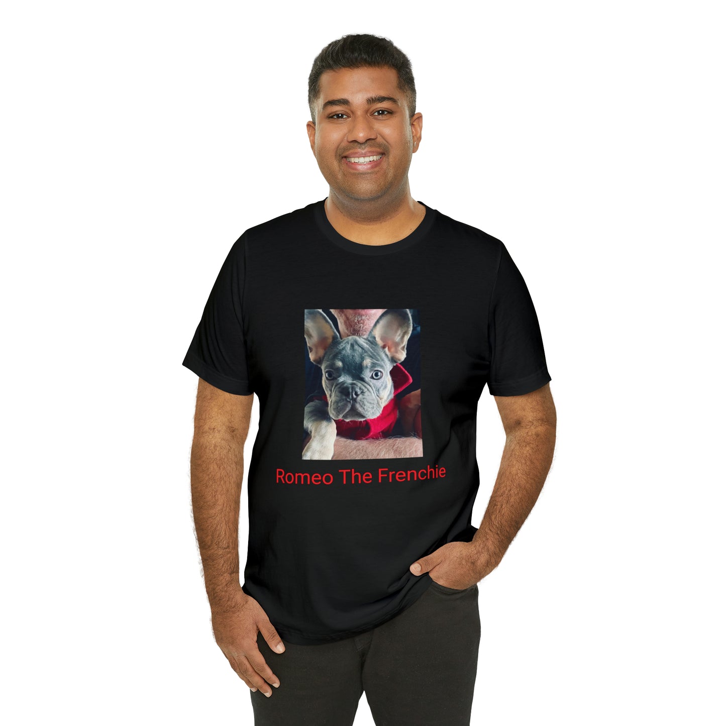 Romeo The Frenchie Unisex Jersey Short Sleeve Tee