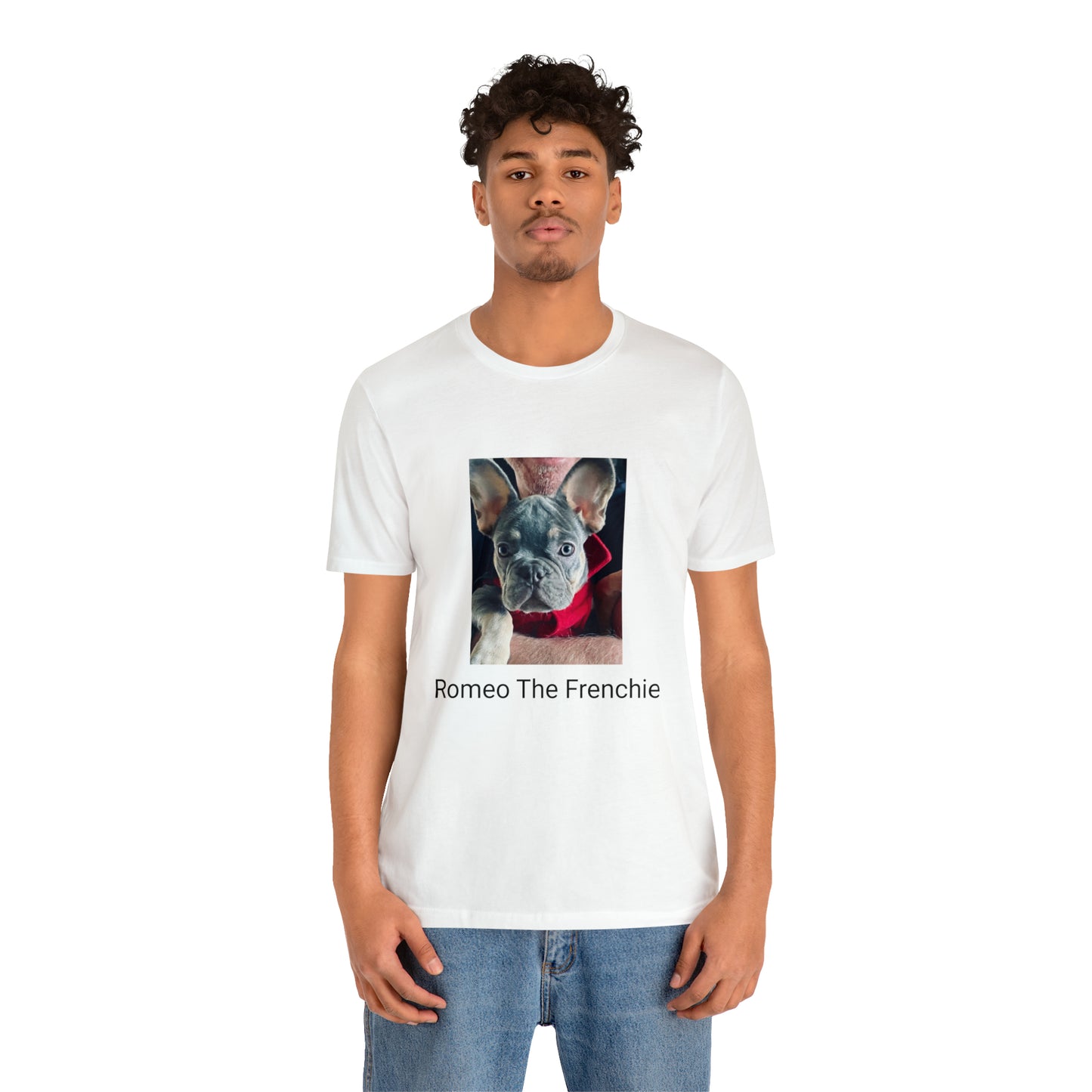 Romeo The Frenchie Unisex Jersey Short Sleeve Tee
