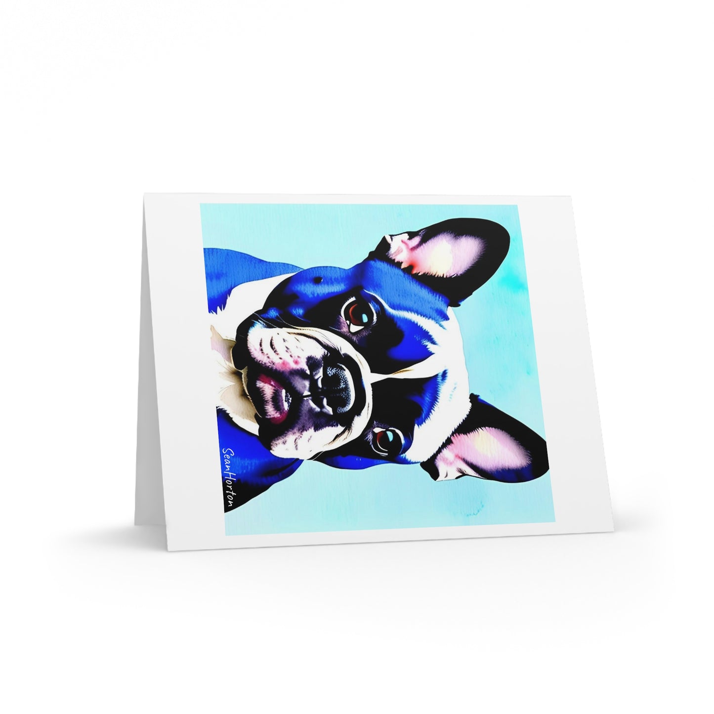 Blue Frenchie Greeting cards (8, 16, and 24 pcs)