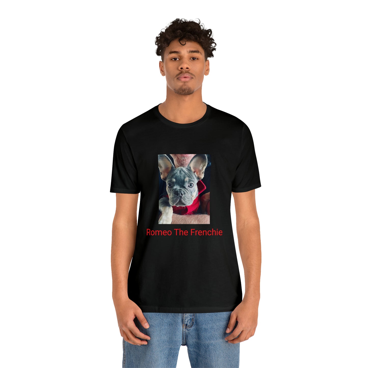 Romeo The Frenchie Unisex Jersey Short Sleeve Tee