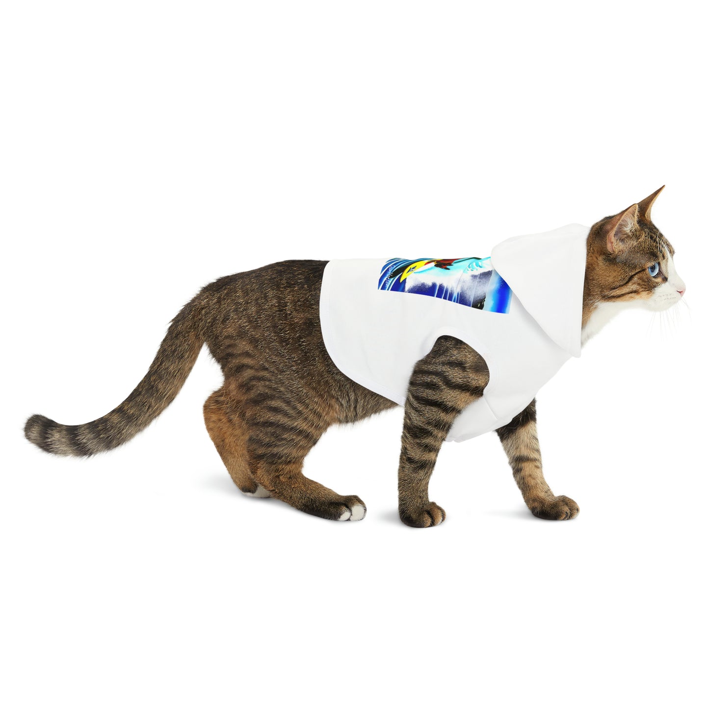Surfing Frenchie Pet Hoodie