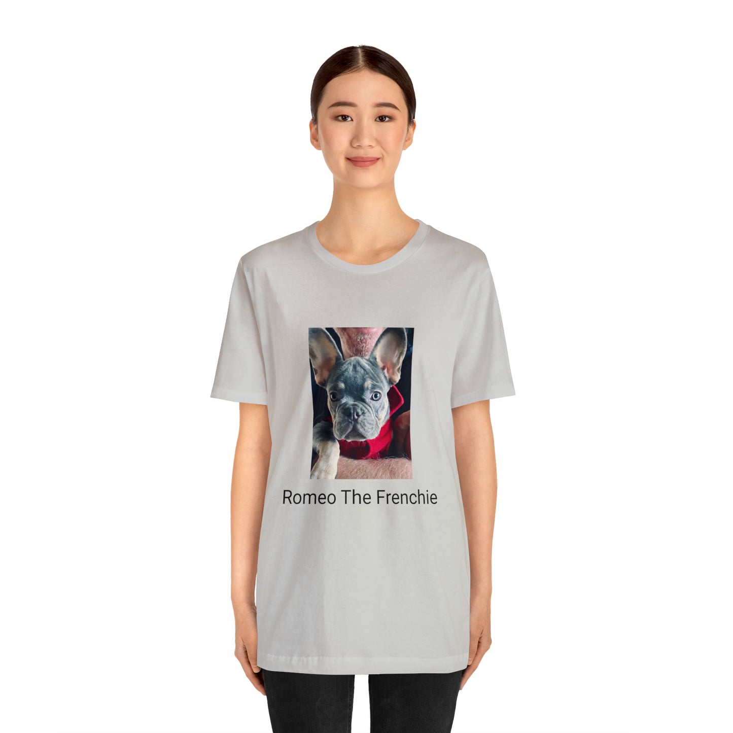 Romeo The Frenchie Unisex Jersey Short Sleeve Tee