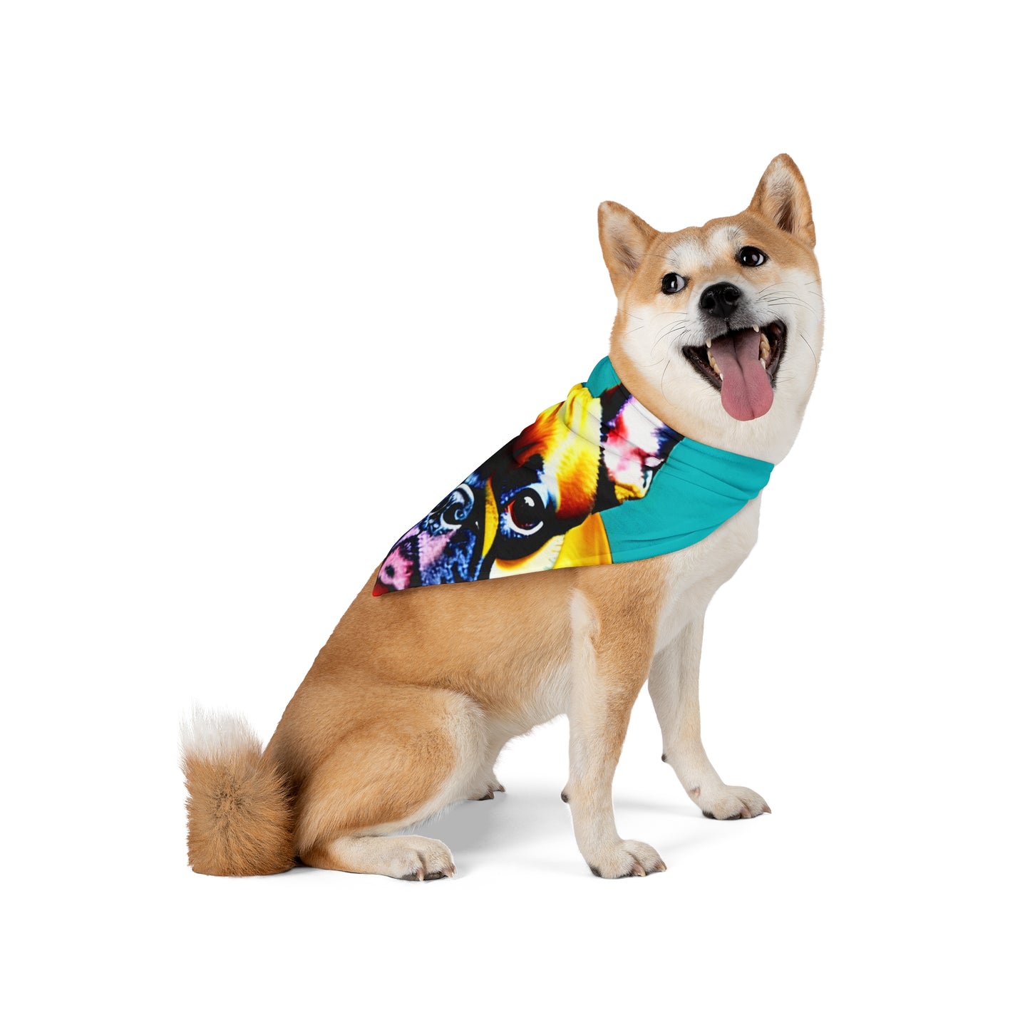Frenchie on a Skateboard #2 Pet Bandana #2