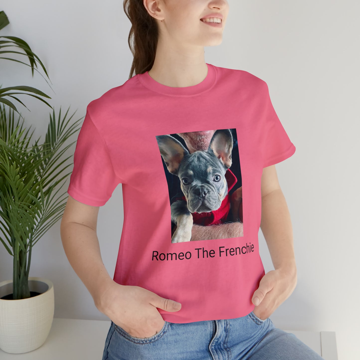 Romeo The Frenchie Unisex Jersey Short Sleeve Tee