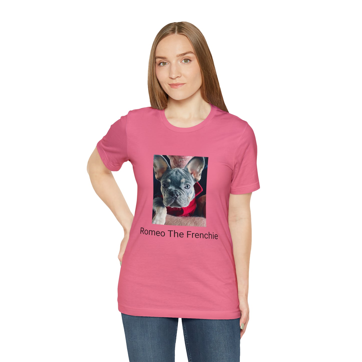 Romeo The Frenchie Unisex Jersey Short Sleeve Tee