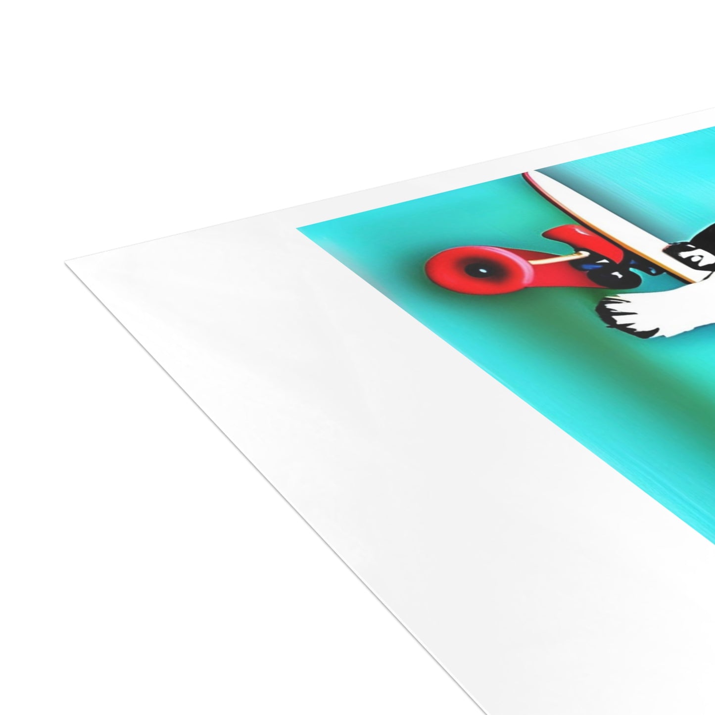 Frenchie on a Skateboard Postcard Bundles (envelopes included)