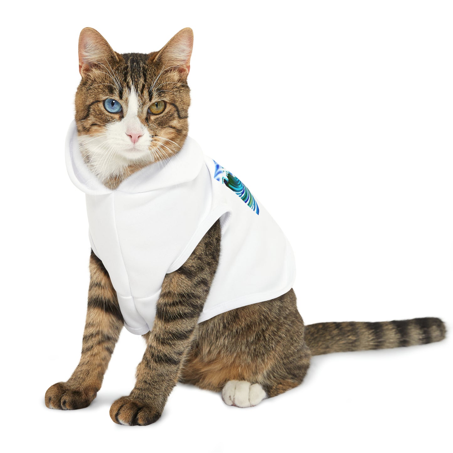 Surfing Frenchie Pet Hoodie